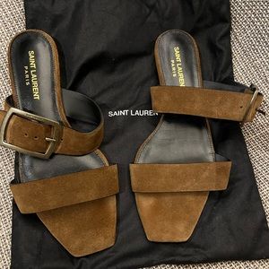 Saint Laurent suede mule - Size 37.5